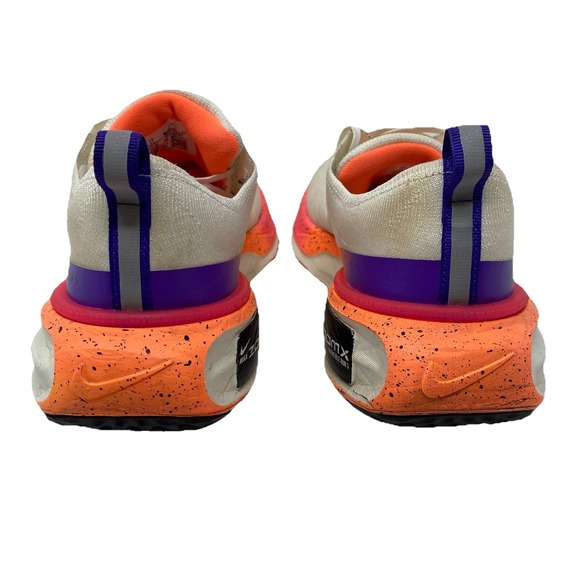 Nike ZoomX Invincible Run 3 Women Shoes Sz 11  White Neon Pink Orange HF5025-100 - Picture 4 of 15